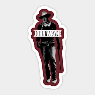 John Vintage Wayne Fade Off Sticker